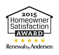 2015 Homeowner Satisfaction Award 